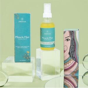 Areesa Miracle Hair Ayurvedic Hair Oil For Frizzy Damaged Hair